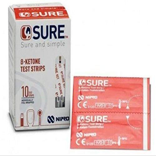 4Sure Sure and Simple B-Ketone Test Strips 1x 10