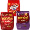 Maryland Mini Cookies Variety Pack. Jammie Dodgers, Maryland Choc Chip and Double Choc Chip Mini Biscuits Multipack (3x6 bags) view 1