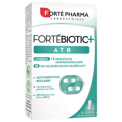 Forte PHARMA 201148.9 FORTEBIOTIC+ ATB 10 Cap, Plastic