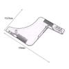 1pc Beard Shaping Tool Template, Beard Shaper Comb for Line Up & Edging, Men's Hair Hairline Symmetric Lines and Trim (black) view 2