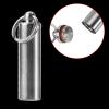 15mm Stainless Steel Pill Holder, Waterproof Key Ring Medicine Holder for Travel Camping Emergency, view 4