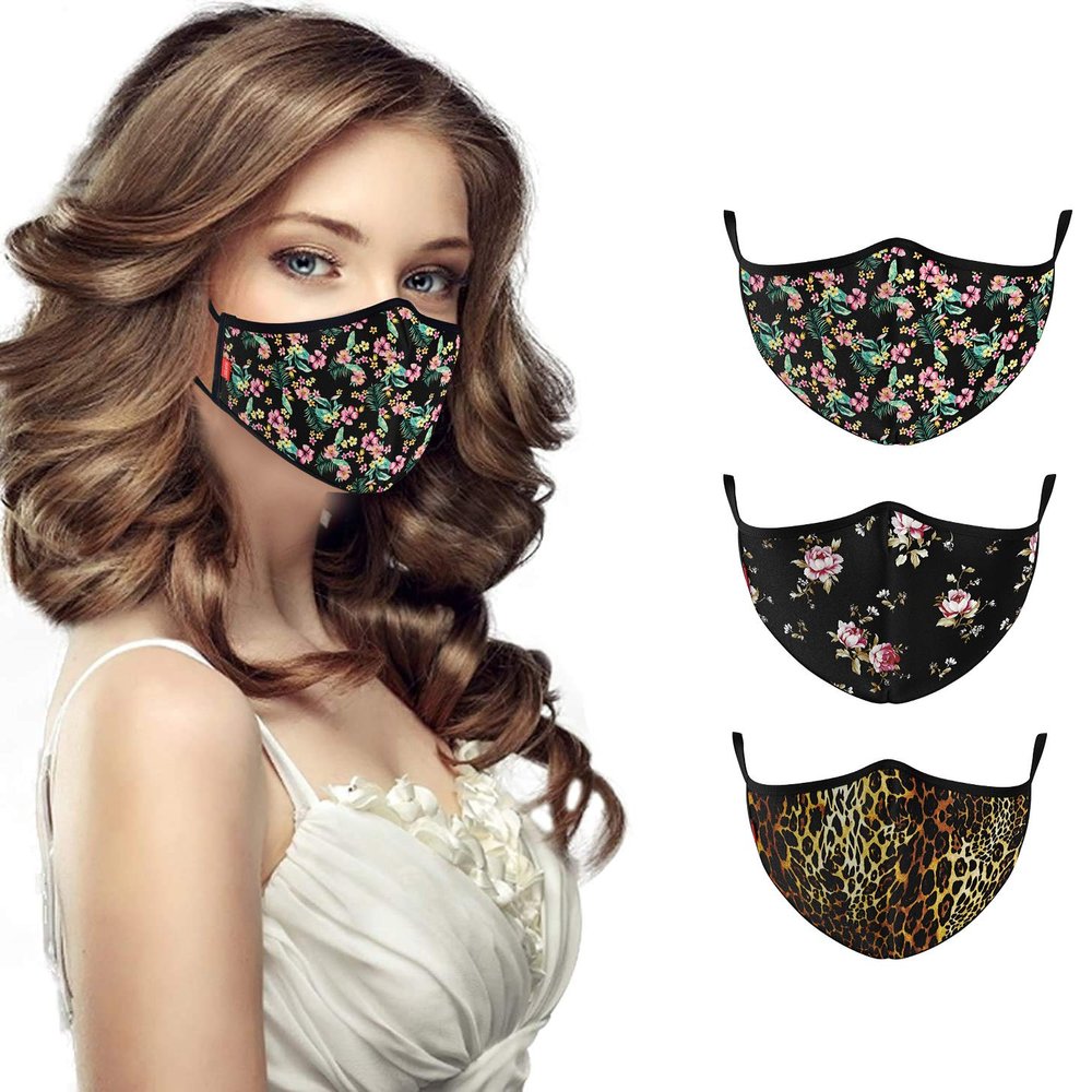 COOL Mask Unisex 3 Layer Reusable Washable Face Mask ( Pack of 3 )