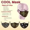 COOL Mask Unisex 3 Layer Reusable Washable Face Mask ( Pack of 3 ) view 2