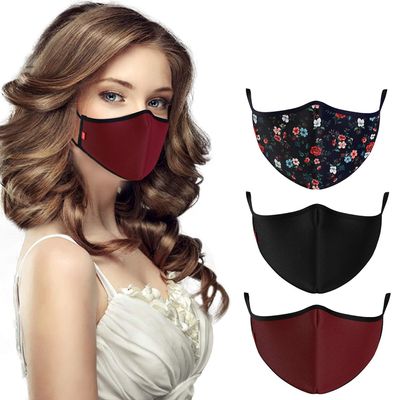 COOL Mask Unisex 3 Layer Reusable Washable Face Mask ( Pack of 3 )