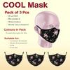 COOL Mask Unisex 3 Layer Reusable Washable Face Mask ( Pack of 3 ) view 2