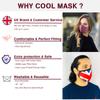 COOL Mask Unisex 3 Layer Reusable Washable Face Mask ( Pack of 3 ) view 3