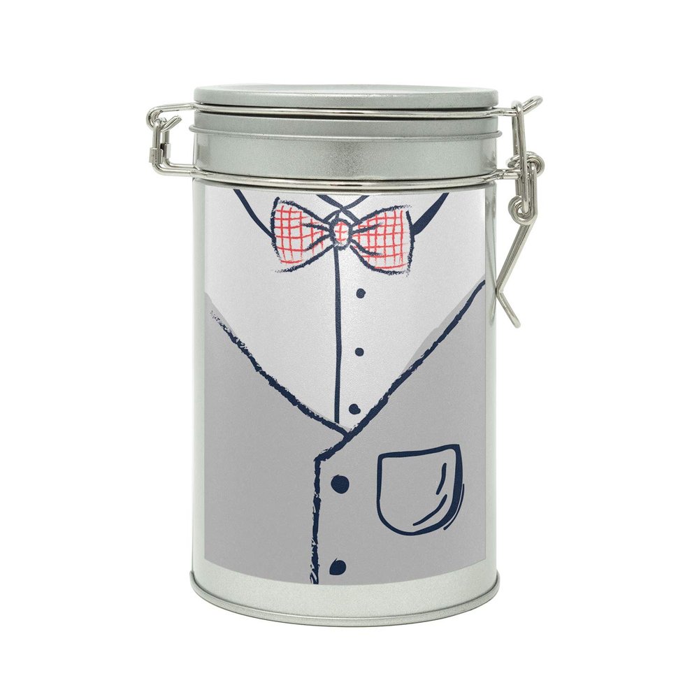 Sistir, Bow Tie Design Coffee Gift in A Tin. Ideal for Coffee Lovers. 100% Arabica Grounds, Roasted and Packed in The UK. 150g
