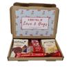 Treasured Forever Tea - Hug in a Box, Letterbox Gift, Cheer up, Pick me up, Hamper Gift, Thinking of You, Thank You (Blue Floral - Tea Box) view 2