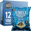 Abakus Seaweed Crisps - Sea Salted 12 x 18g, Seaweed Snack, Nori Snack, Vegan, Gluten-Free, Healthy Snack, Source of Iodine view 1