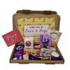 Personalised Pamper Treat Box Letterbox Gift Box Hug in a Box - You got this, Anxiety Worry Take a break - Lockdown - Personalised for Various Occasions (Yellow Floral - Missing you) view 1