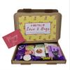 Personalised Pamper Treat Box Letterbox Gift Box Hug in a Box - You got this, Anxiety Worry Take a break - Lockdown - Personalised for Various Occasions (Yellow Floral - Missing you) view 2