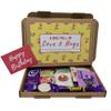 Personalised Pamper Treat Box Letterbox Gift Box Hug in a Box - You got this, Anxiety Worry Take a break - Lockdown - Personalised for Various Occasions (Yellow Floral - Happy Birthday) view 2