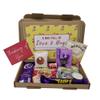 Personalised Pamper Treat Box Letterbox Gift Box Hug in a Box - You got this, Anxiety Worry Take a break - Lockdown - Personalised for Various Occasions (Yellow Floral - Thinking of you) view 1