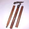 Wooden Walking Stick Handmade Dragon Style Handle Steampunk Walking Stick Cane Handmade Materials: Wood, Aluminum view 1