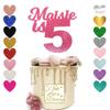 132. Birthday Cake Topper, Choose Your Name & Age, Cake decoration view 1