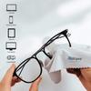 AAwipes Eyeglasses Cleaning Cloth Glasses Cloths 100 Pack for Eyeglasses, Lenses, Phones, Screens, Camera,Silverware, Any Other Delicate Surfaces (5.52"x5.52", 100pack Light Gray) (Light Gray) view 3