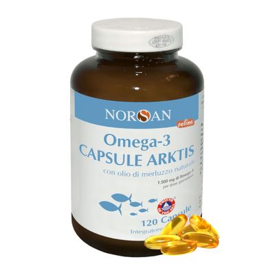NORSAN Premium Omega 3 Cod Oil Capsules high-dose - 1,500mg Omega 3 per Serving - Over 4000 Doctors Recommend NORSAN - 100% Natural Wild-Caught, no unpleasant Fishy burping