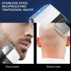 Electric Razors for Men - Rechargeable Wireless Low Noise Grid Shaver Beard Trimmer Shavers for Men Shavers for Bald Men, USB Rechargeable view 3