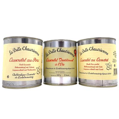 La Belle Chaurienne Cassoulet Trio 840g x 3 (Duck, Goose and Pork)