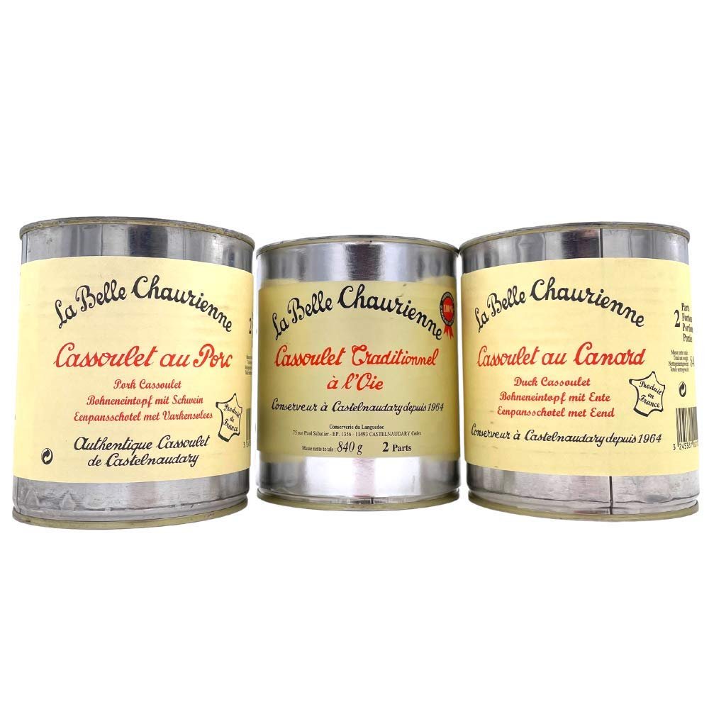 La Belle Chaurienne Cassoulet Trio 840g x 3 (Duck, Goose and Pork)