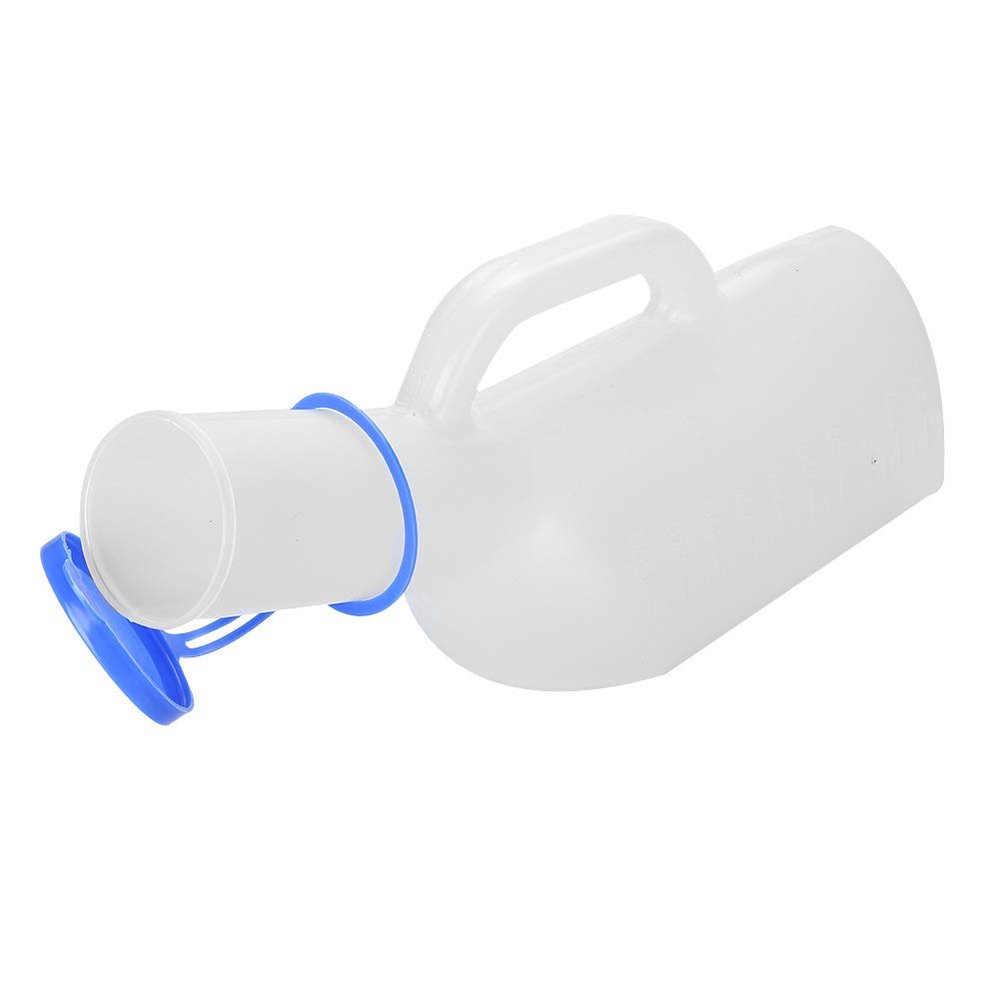 1000ml Portable Outdoor Urine Bottle with Lid Kids Adults Mobile Toilet Urine Collector Urinals Transparent Urinal for Elderly Children