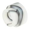 Armerah Marbled Regular 810RL Ringless Drip Tip RDA eCig Tank Short/Wide Acrylic Single White view 3
