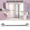 40cm Bathroom Grab Bar Stainless Steel, Safety Hand Rail Handle Towel Holder for Bath Support Shower Toilet Aid for Disabled Elderly Children Mobility, Heavy Duty Bathroom Accessories Kit view 4