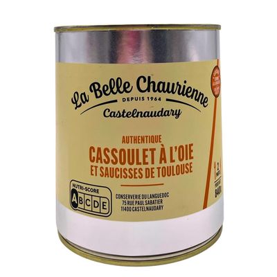 La Belle Chaurienne Goose Cassoulet Tin 840g (1)