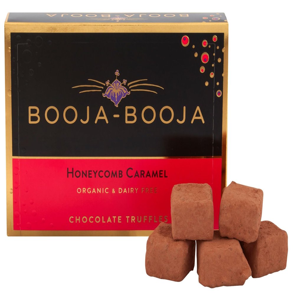Booja - Booja, Honeycomb Caramel Vegan Chocolate Truffles 92g