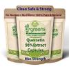 Quercetin 500mg Capsules 98% Extract 120 Vegetarian Capsules, 100% Natural - NO Chemicals or SYNTHEIC FILLERS OR Binders view 1