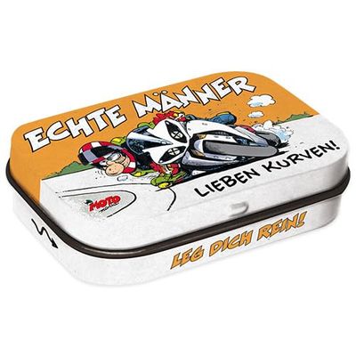 Nostalgic-Art - Pillendose - MOTOmania - Echte Mnner lieben Kurven!