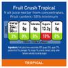 Capri-Sun Fruit Crush Tropical No Added Sugar 8x4x200ml (32pk) view 2