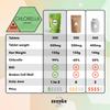 Organic Chlorella Tablets - 300x500mg - Broken Cell Wall - Vegan, Natural Source of Protein - Detox, Vegetable Protein, Satiating - B12, Vitamins, Minerals view 3