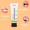 promis Paste Natural Anti-Plaque Toothpaste, No Fluoride, Xylitol, 99% Natural, Organic, Ecocert Cosmos Organic Label, Vegan, Sugar Cane Tube, Recycled Packaging view 2