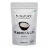 Mi Nature Alum Powder Potassium (Fitkari/Phitkari) -100% Natural Skincare for Acne, Odor Control & Water Purification Face Mask for |Pore Refining 227g |Face Pack Powder |Cruelty-Free view 1