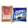 Dessert and Baking Ultimate Cookie Crumble Bundle Gift Set - Lotus Biscoff Crushed Speculous Biscuit Crumbs 750g and Oreo Vanilla Flavour Small Crushed Cookie Pieces 400g (with Filling) view 1