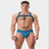 Barcode Berlin - Mens Partywear - Harness Colin Blue - 1x Size S view 2