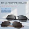 2 Pair Rimless Bifocal Reading Glasses UV400 Protection Sport Sunglasses Blue Light Blocking Lightweight Sun Readers for Unisex Men Women Outdoor Driving Safety Eyeglasses Tinted Lens Shades Eyewear view 3