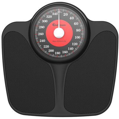 Adamson A23 Scales for Body Weight - Up to 350 LB - New Version - Anti-Skid Rubber Surface Extra Large Numbers - High Precision Bathroom Scale Analog - Durable with 20-Year assurance