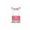 CZolden Watermelon Cake Toppers Kits One in a Melon Cupcake Topper Baby Shower 1st Birthday Supplies Watermelon Birthday Party Supplies view 2
