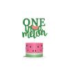 CZolden Watermelon Cake Toppers Kits One in a Melon Cupcake Topper Baby Shower 1st Birthday Supplies Watermelon Birthday Party Supplies view 3