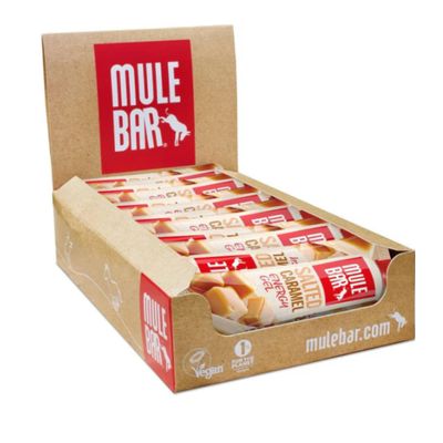 MULEBAR - Box of 24 Energy Gels - Salted Caramel - Tasty - 2 IN 1 - Pure or Diluted Gel - Easy to Digest - 100% Natural and Gluten Free - 37gr