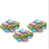 3 Pack Of Foiled Solid Milk Chocolate Colourful 8 Easter Bunnies in Net - 24 Fairtrade Easter Bunnies Total - Suitable For Easter Egg Hunt view 1