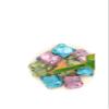 3 Pack Of Foiled Solid Milk Chocolate Colourful 8 Easter Bunnies in Net - 24 Fairtrade Easter Bunnies Total - Suitable For Easter Egg Hunt view 2