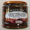 Caramelised Red Onion Marmalade with Chilli, Suitable for Vegetarians, vegan, gluten diets, 225g, Mackays. view 1