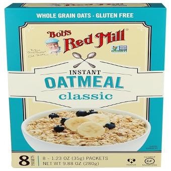 Bob's Red Mill, Instant Oatmeal Packets, Classic, 8 Packets, 35g Each