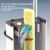 Sponge Mop and Bucket Set with 2 Pcs Sponge Mop Head, Hands Free Washing Mop Squeeze Household Cleaning Mop Bucket Wet and Dry Use for Hardwood Laminate Tile Ceramic Marble Floors Cleaning view 2