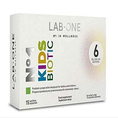 Lab One Probiotic for Kids 15 sachets, The Best for antibiotic Therapy, Support intestinal microflora and strengthening Immunity
