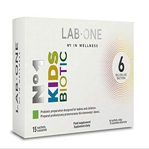 Lab One Probiotic for Kids 15 sachets, The Best for antibiotic Therapy, Support intestinal microflora and strengthening Immunity