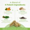 Strength & Spices Immune System Booster, Turmeric and Black Pepper Capsules with Moringa Powder, and Maca, Antioxidant-Rich Blend to Improve Immune Functions and Overall Wellness, 1000mg, 60 Capsules view 2